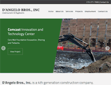 Tablet Screenshot of dbicontractors.com